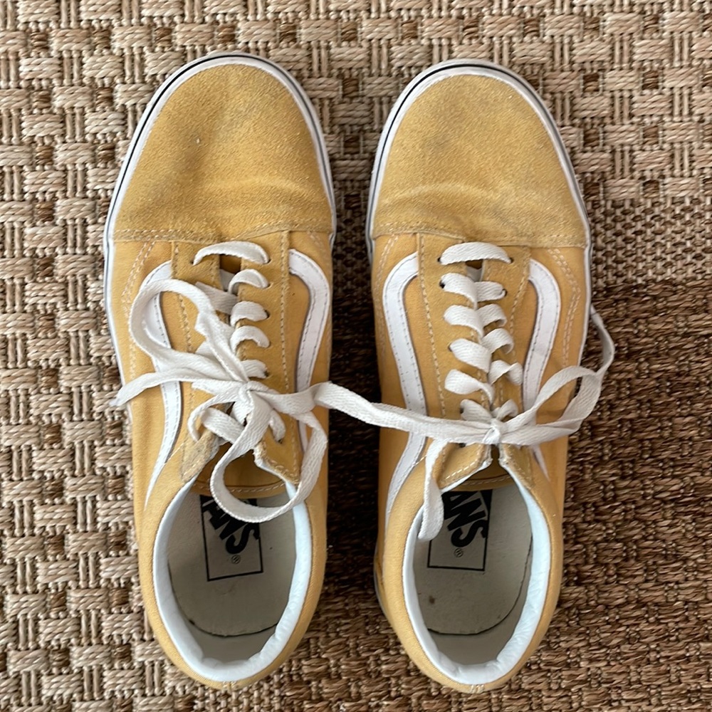 COPY - Mustard yellow suede Vans